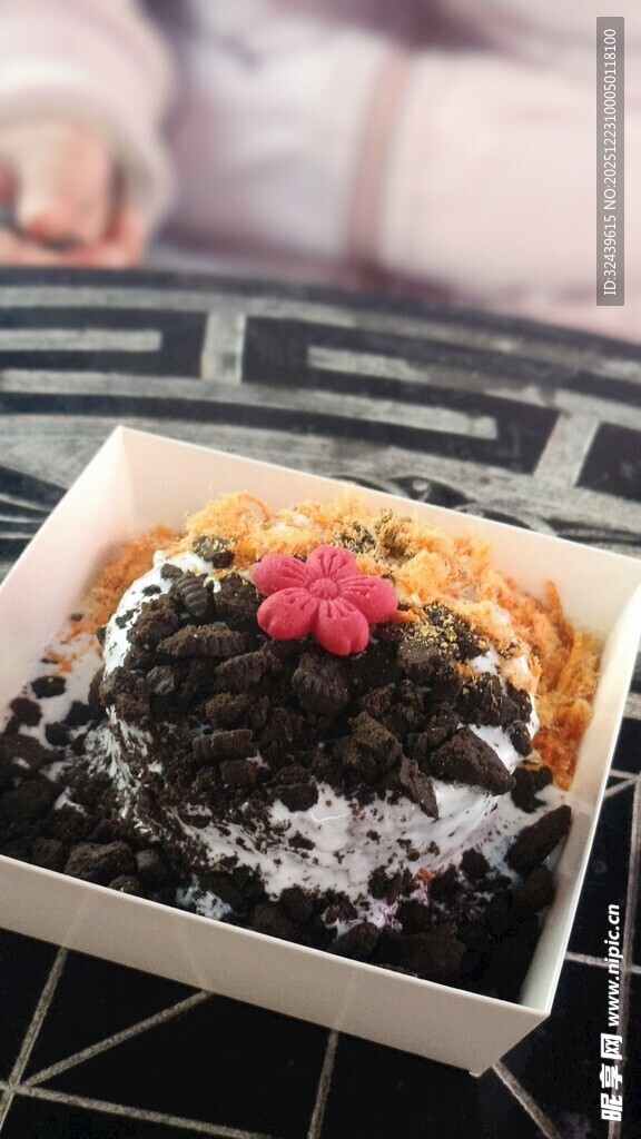 美味奥利奥冰淇淋甜点