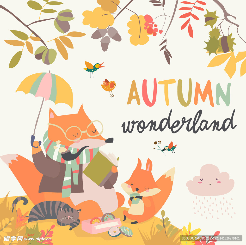 秋日狐狸奇幻乐园