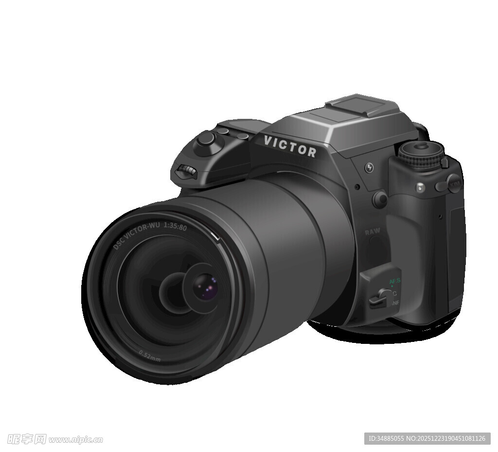 专业单反相机展示