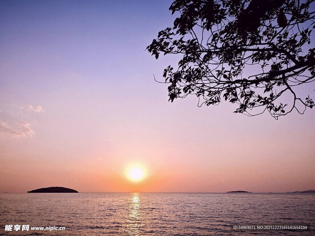 海边日落美景