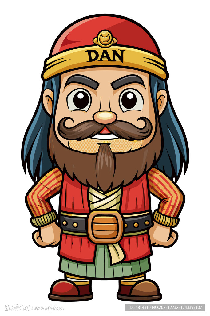 卡通海盗形象人物