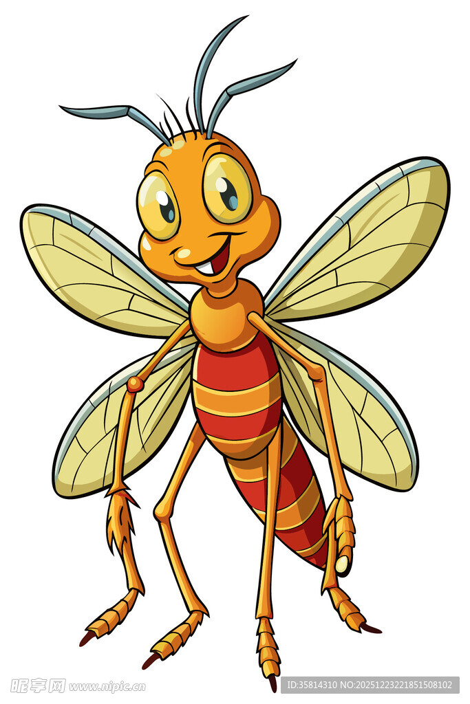 可爱卡通大黄蜂形象