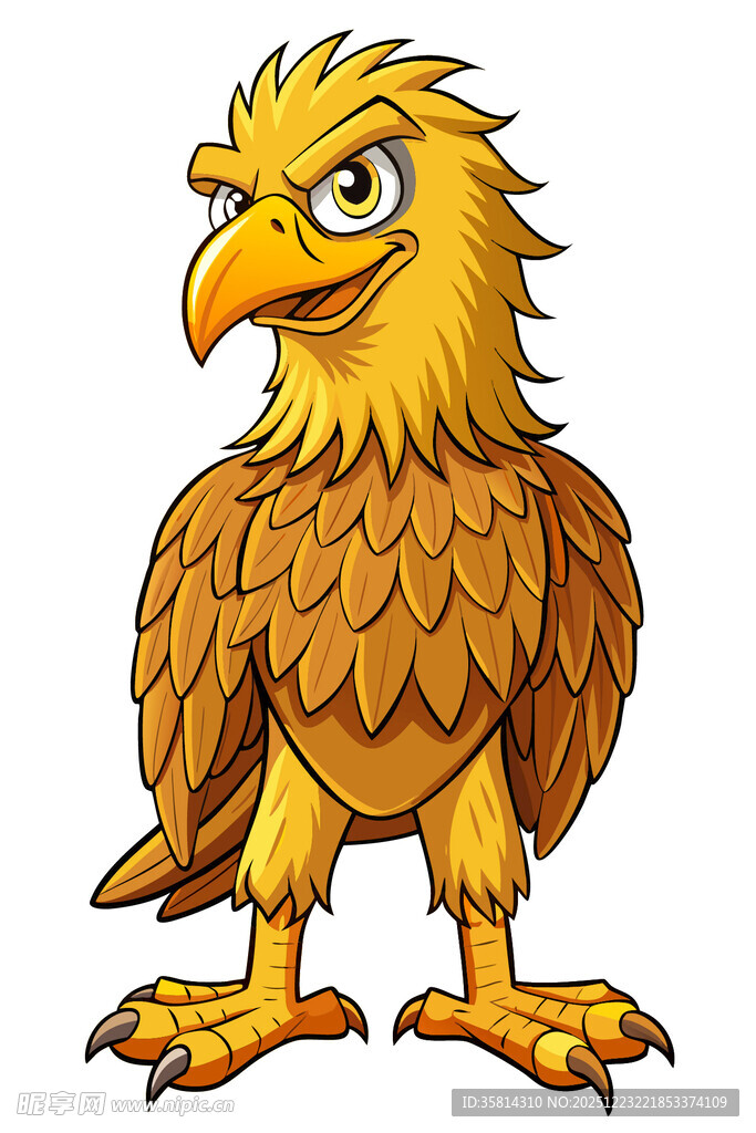 卡通金雕形象
