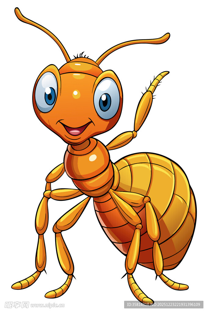 可爱卡通蚂蚁形象