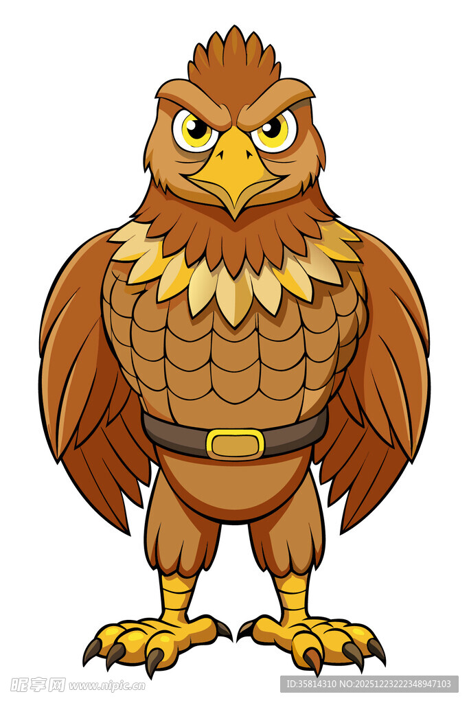 拟人化老鹰角色形象