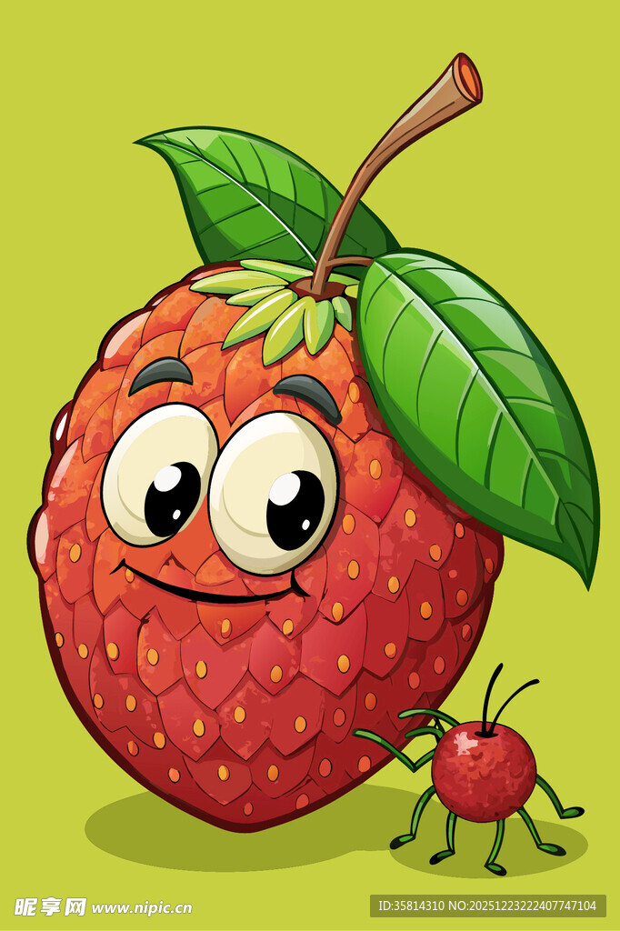 可爱荔枝与小蚂蚁