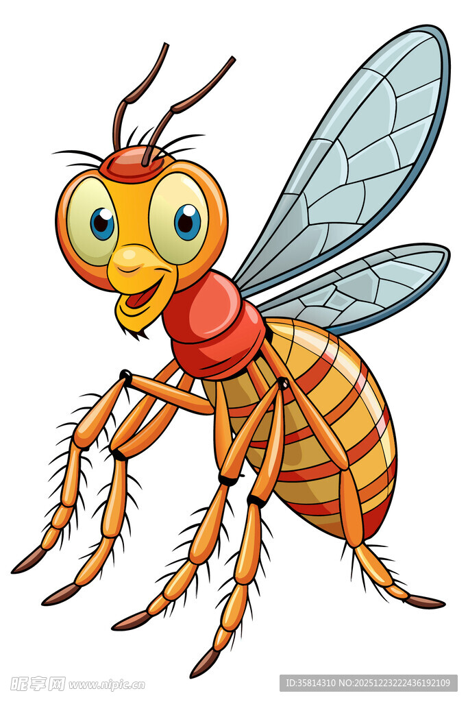 可爱卡通大黄蜂形象