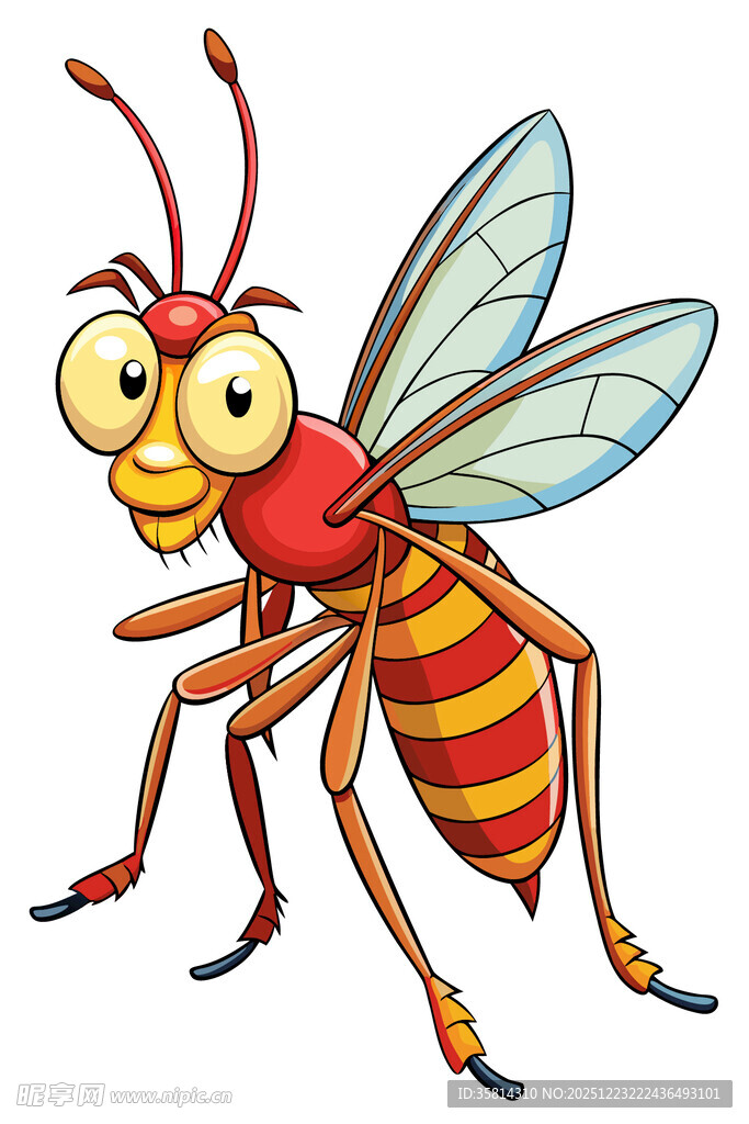 可爱卡通大黄蜂形象