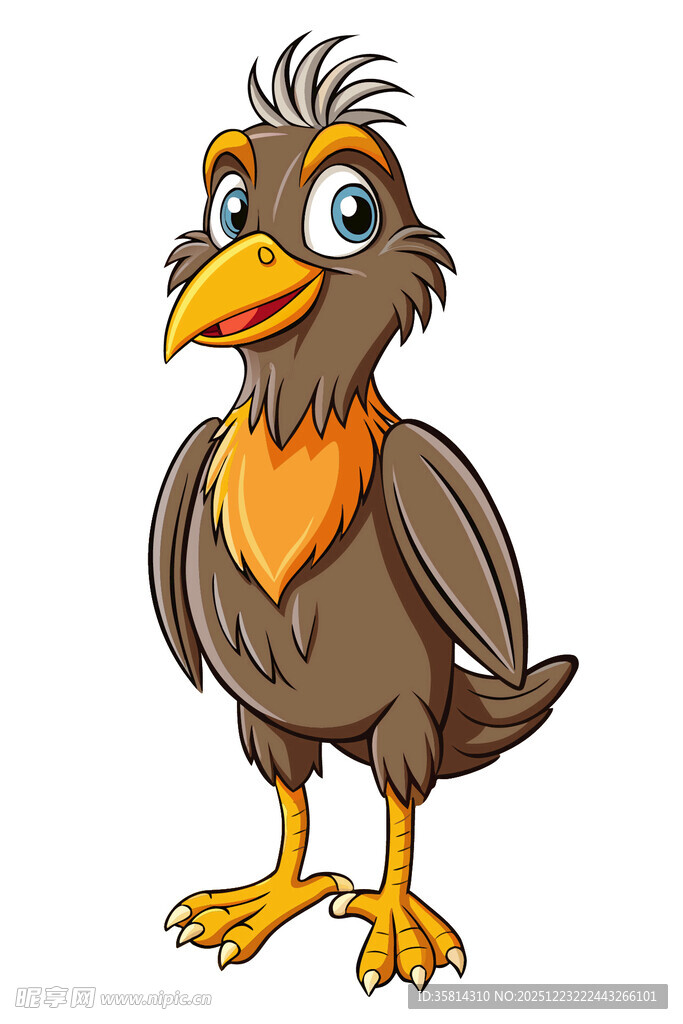 可爱卡通小鸟形象