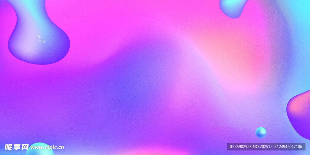 梦幻渐变流体背景图案