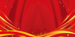 红色华丽舞台背景