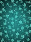 蓝绿色雪花背景图案