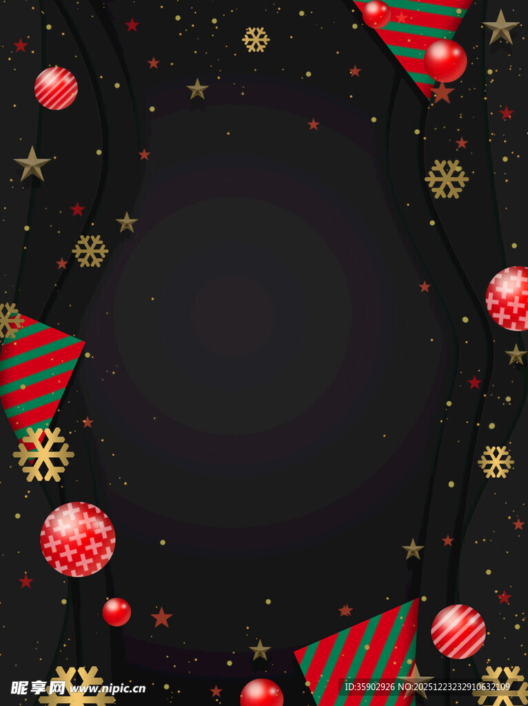 圣诞装饰背景图