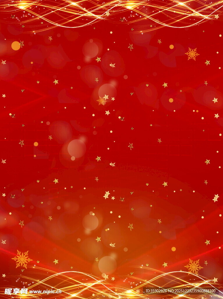 红色闪耀节日背景图