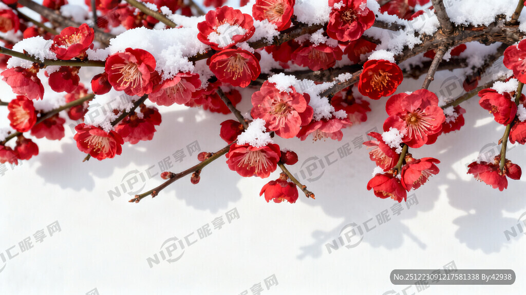 白色背景 花要密集