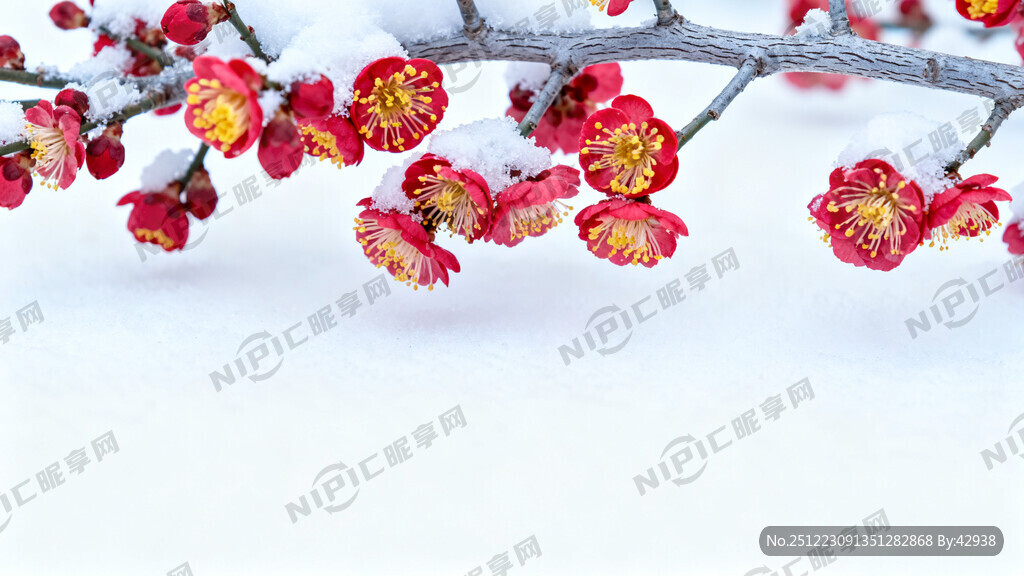 白色背景  花朵小一些