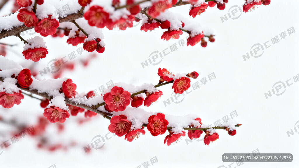 白色背景  花朵小一些