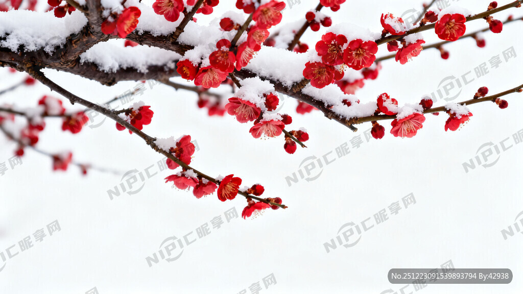 白色背景  花朵小一些