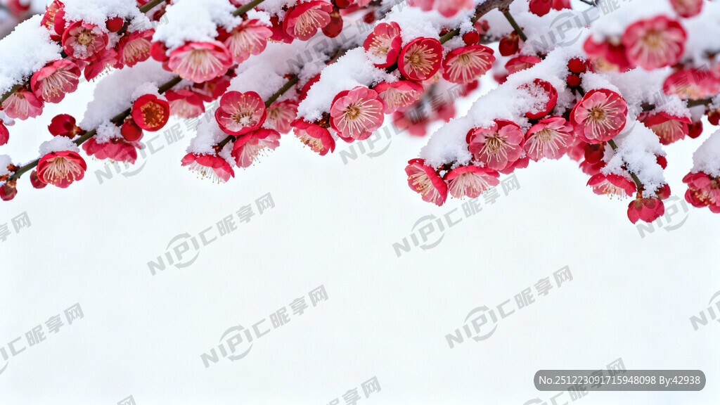 白色背景  花朵小一些