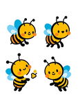 可爱小蜜蜂卡通形象