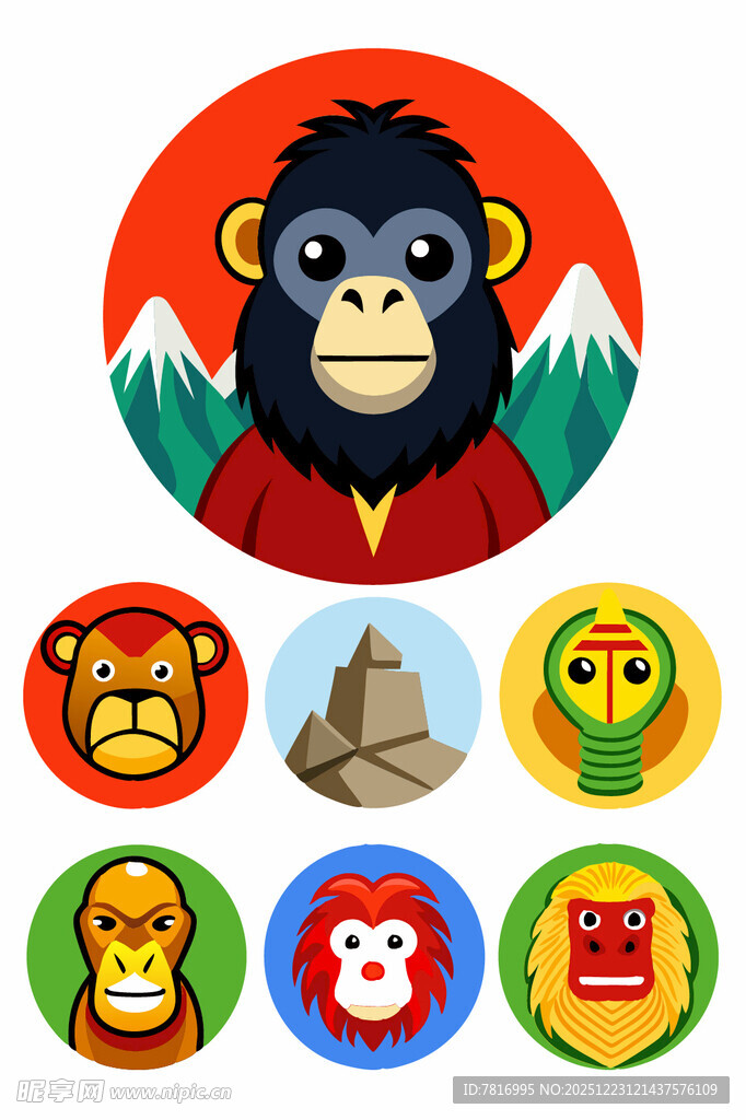 多样动物图标集