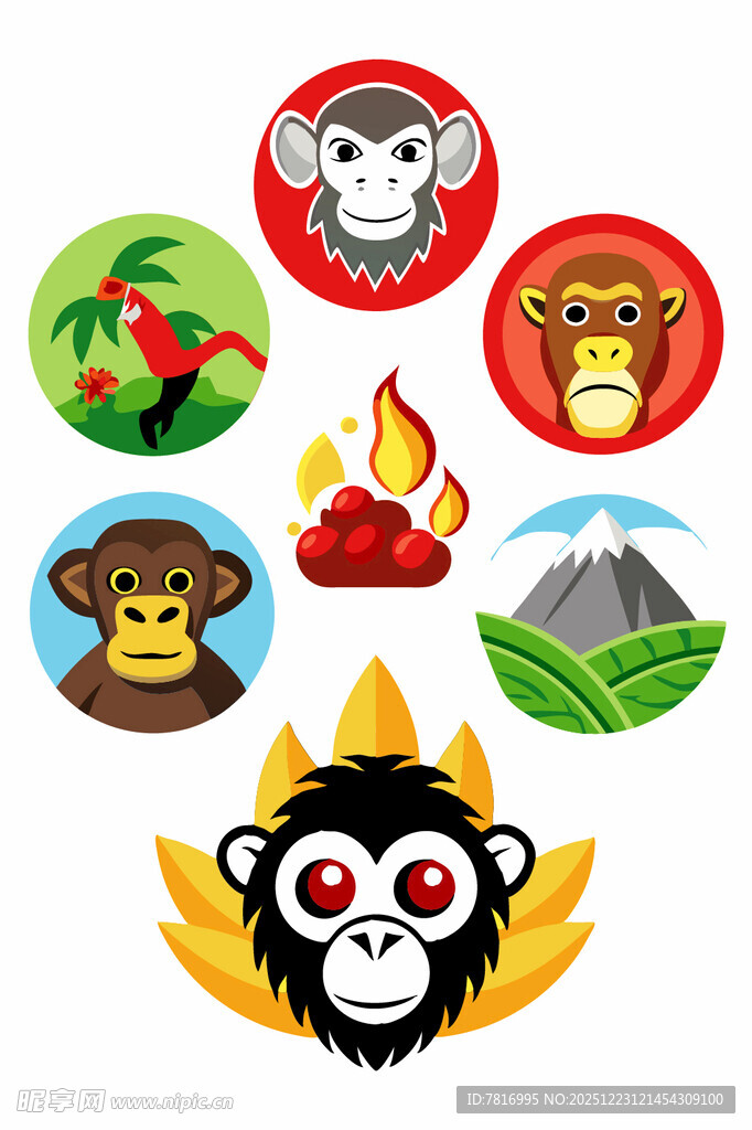 动物主题图标集合