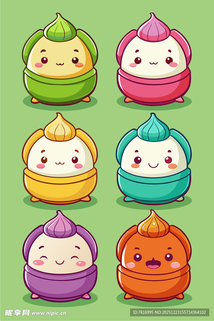 可爱卡通小怪物形象集合