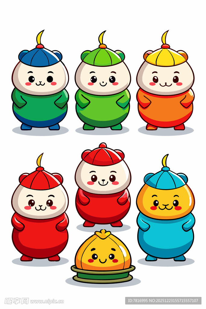 可爱卡通小玩偶集合