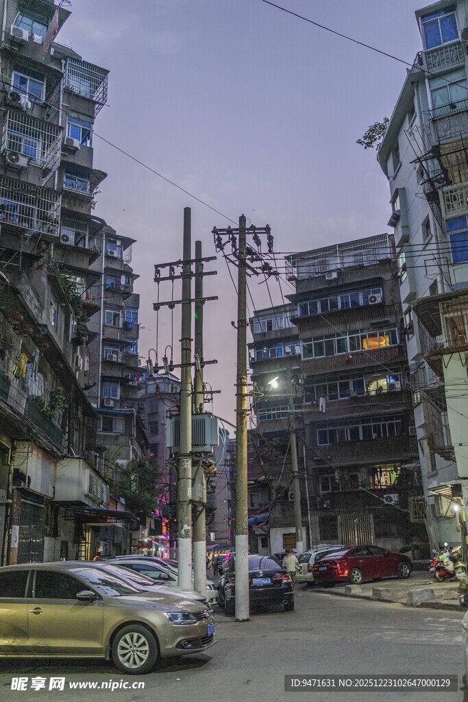 老南昌旧城区街道景象