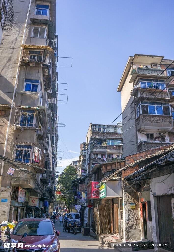 老南昌旧城区街道景象