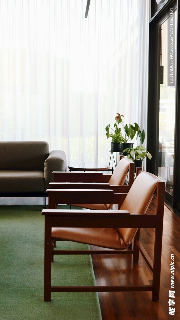 现代简约风客厅休闲角落