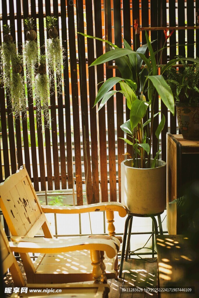 中式庭院休闲角落