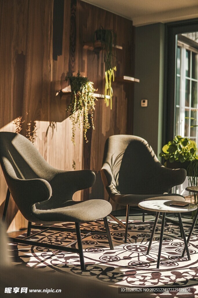 温馨舒适的室内休闲角落