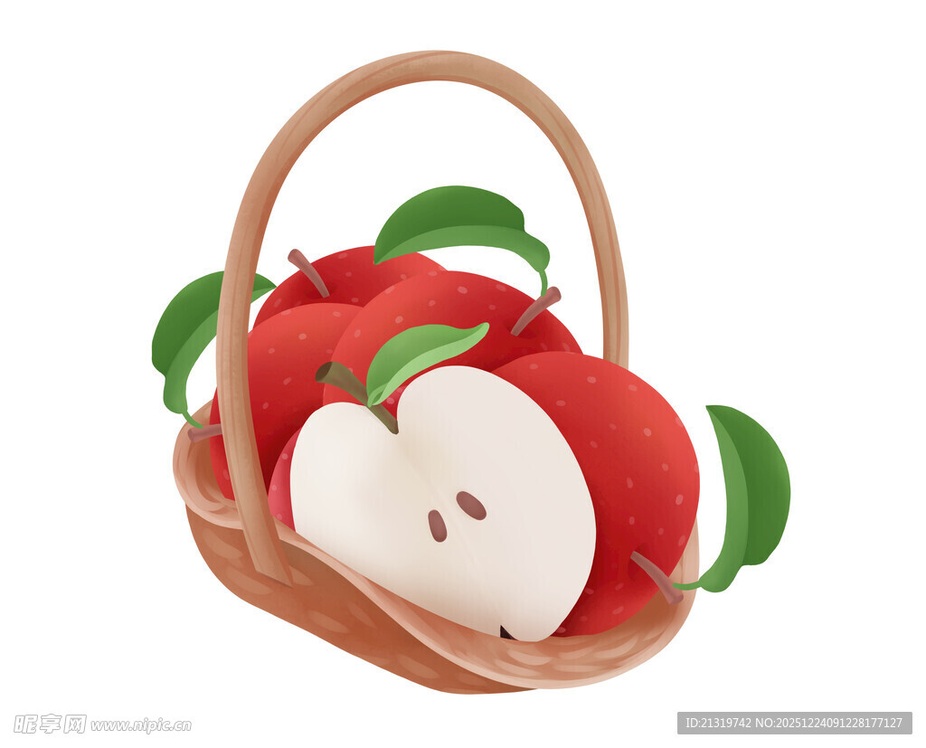 苹果插画素材