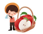 苹果插画