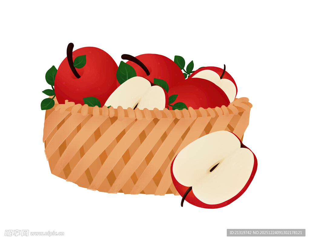 苹果插画素材