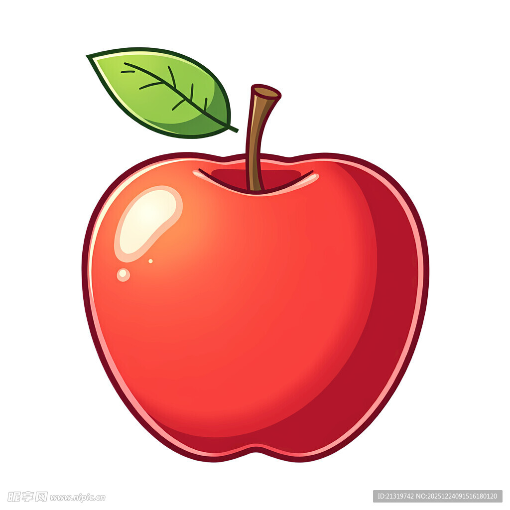 手绘苹果