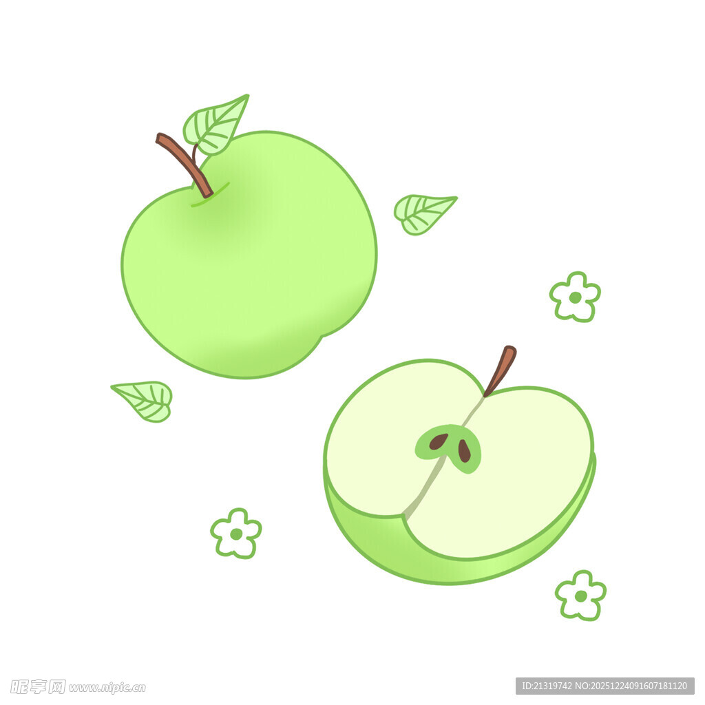 青苹果素材