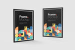 时尚几何图案相框展示
