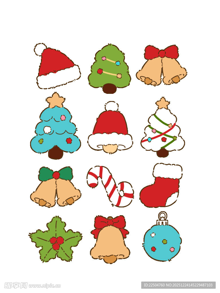 圣诞装饰元素集合