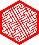 中式六边形镂空窗格