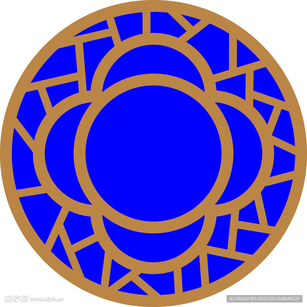 圆形几何图案