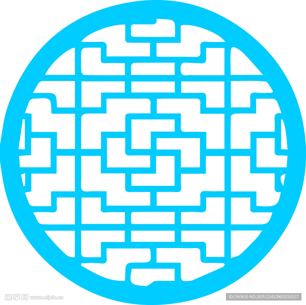 圆形几何图案纹理