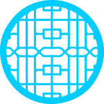 中式圆形窗棂图案