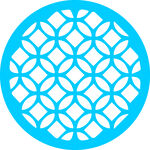 圆形几何镂空图案