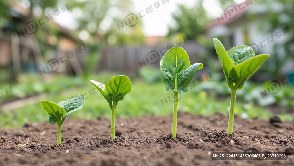 菠菜幼苗成长记