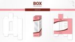 粉色简约包装盒设计展示
