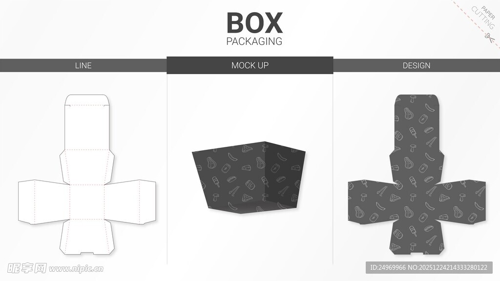 纸盒设计样式展示