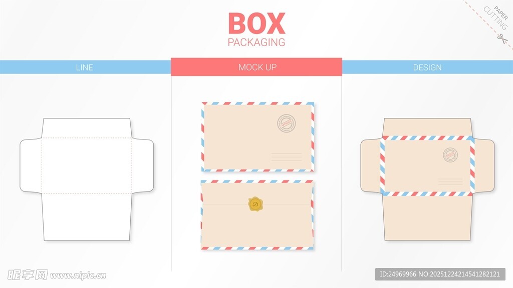 纸盒展开结构设计图