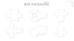 多样纸盒包装展开图示例